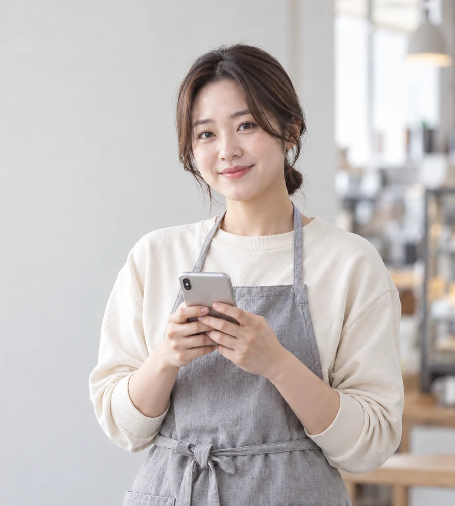 부산 개인돈 일수 상담을 휴대전화로 안내받는 고객