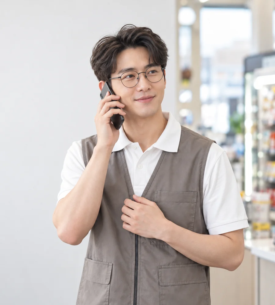 부산 개인돈 일수 상담을 휴대전화로 안내받는 고객